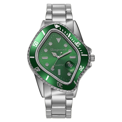 Twisted Submariner Set Alloy Steel Band Watch