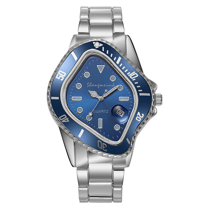 Twisted Submariner Set Alloy Steel Band Watch
