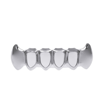 Hip-hop polished grillz with gold electroplating