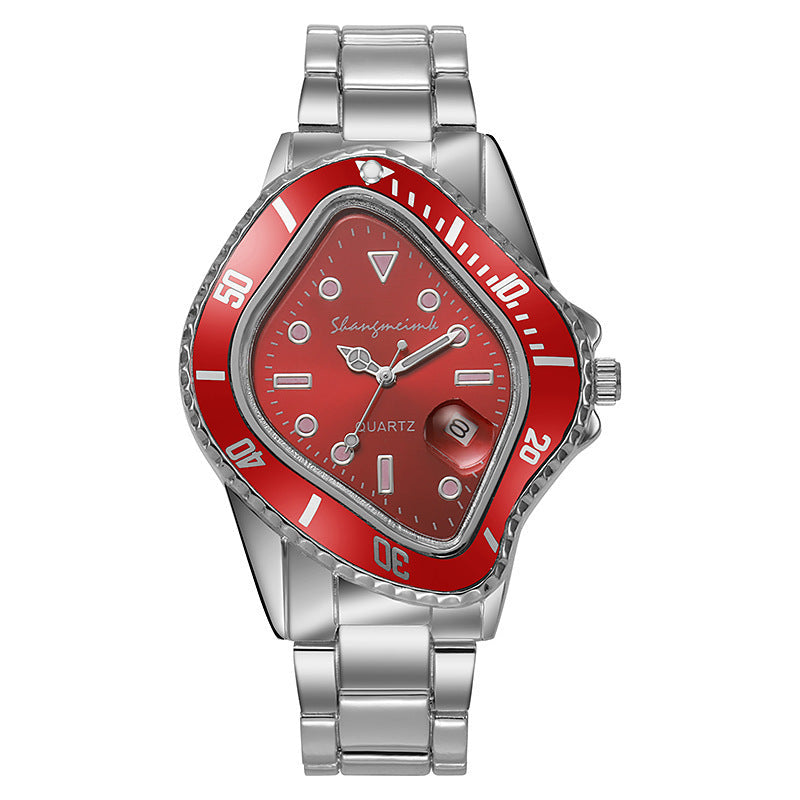 Twisted Submariner Set Alloy Steel Band Watch