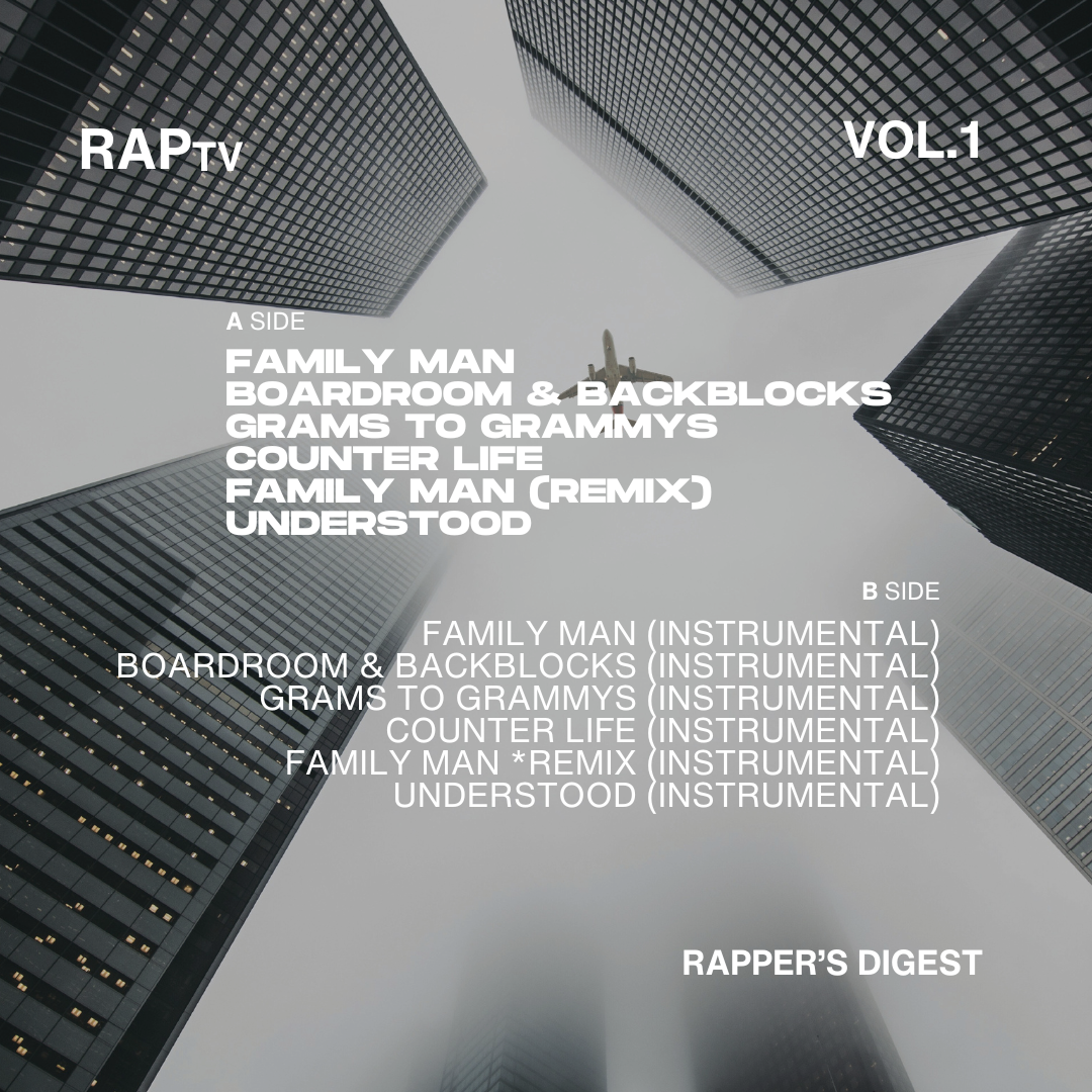 RAPtv Vol. 1 (digital album) - Rapper's Digest
