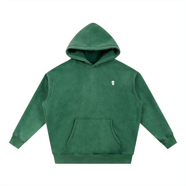 Snow Wash Fleece Oversize Hoodie - Rapper's Digest