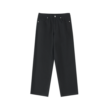Heavyweight Cotton Straight-Leg Pants