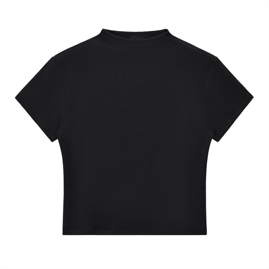 Essential Slim Fit Mock Neck T-Shirt - Rapper's Digest