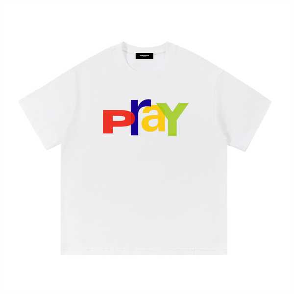 Pray Cotton T-Shirt - Rapper's Digest