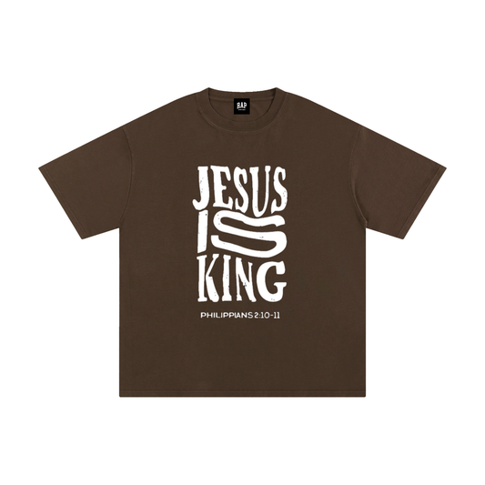 Jesus Is King Cotton T-Shirt - Rapper's Digest