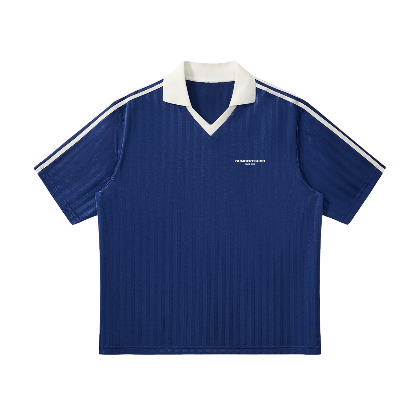 Collar Striped Soccer Jersey