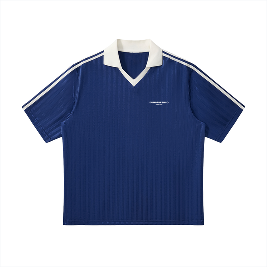 Collar Striped Soccer Jersey