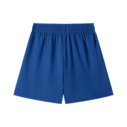 Mori White Mesh Drawstring Shorts - Rapper's Digest