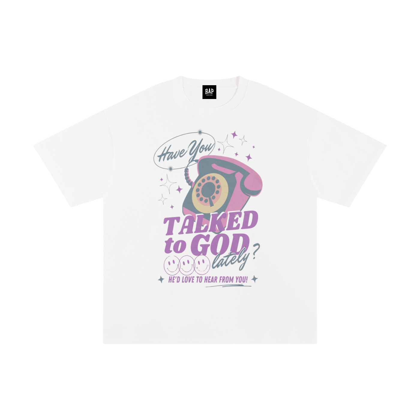 Talk To God Cotton T-Shirt