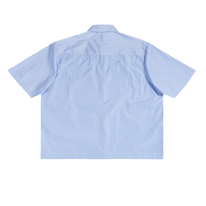 Oversized Vertical Stripe Boxy Shirt - Rapper's Digest