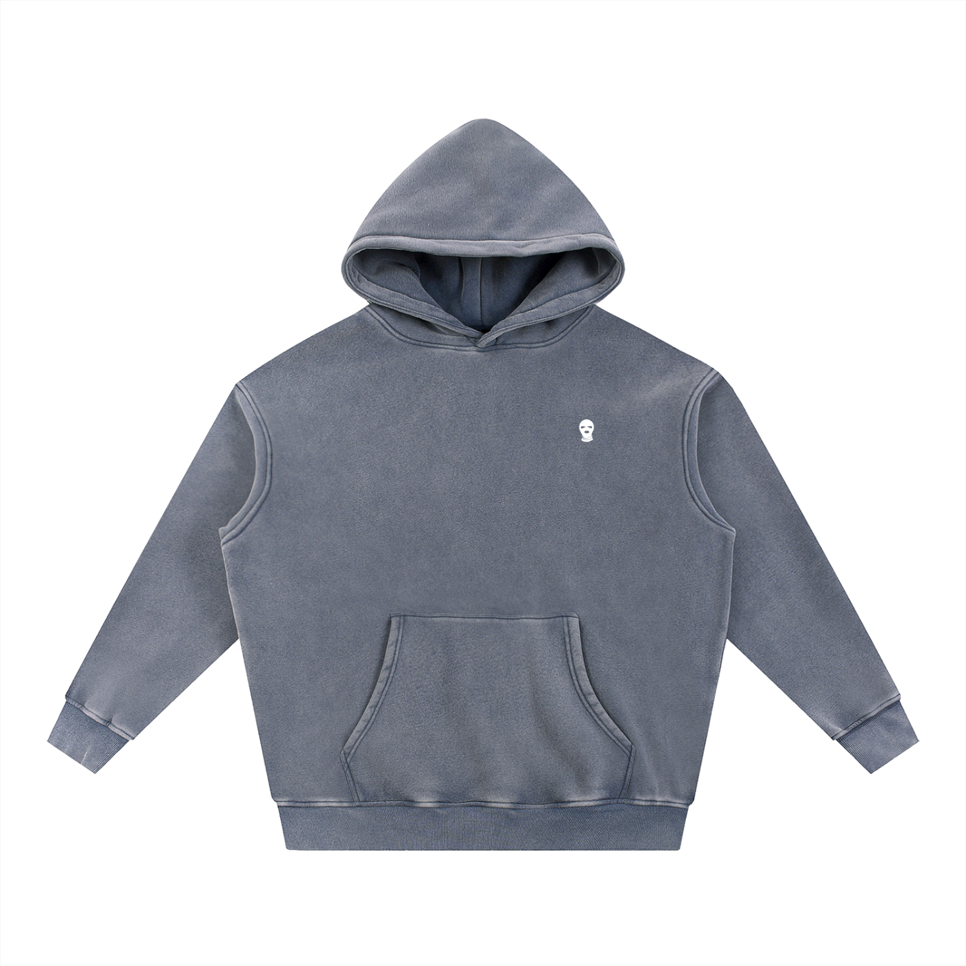 Snow Wash Fleece Oversize Hoodie - Rapper's Digest