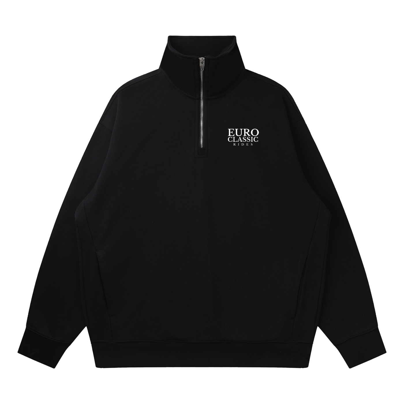 ECR Quarter-Zip Drop Shoulder Sweatshirt - Rapper's Digest