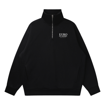 ECR Quarter-Zip Drop Shoulder Sweatshirt - Rapper's Digest