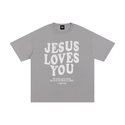 Jesus Loves You Cotton T-Shirt