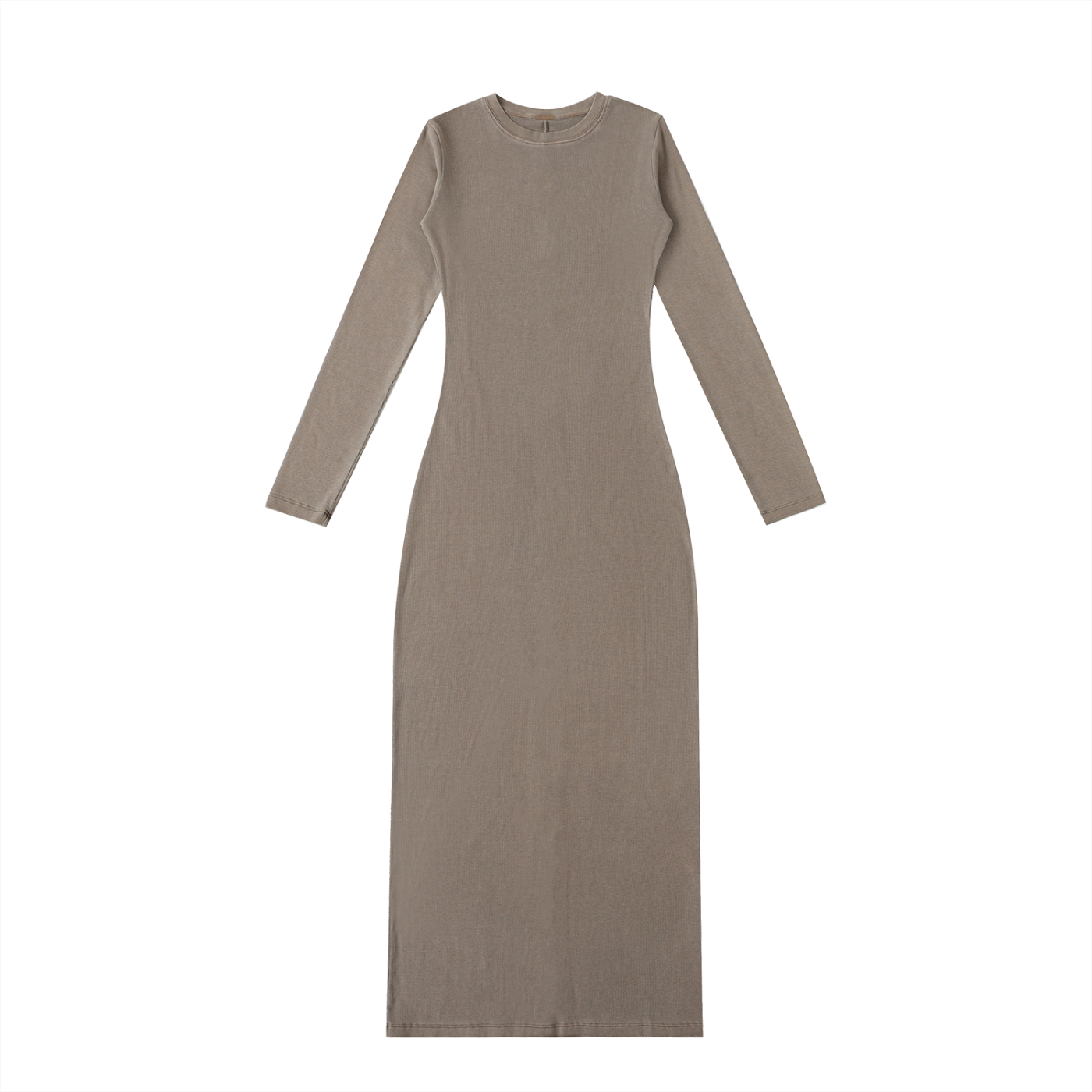 Dyed Washed Slit Maxi Dress - Rapper's Digest