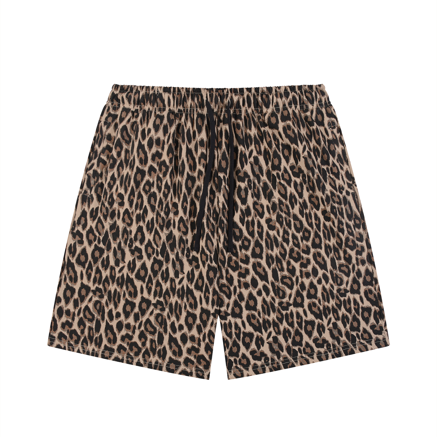 Heavyweight Leopard Drawstring Shorts