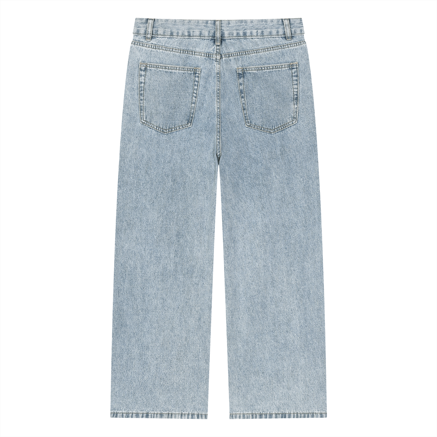 Vintage Wash Straight Leg Jeans - Rapper's Digest