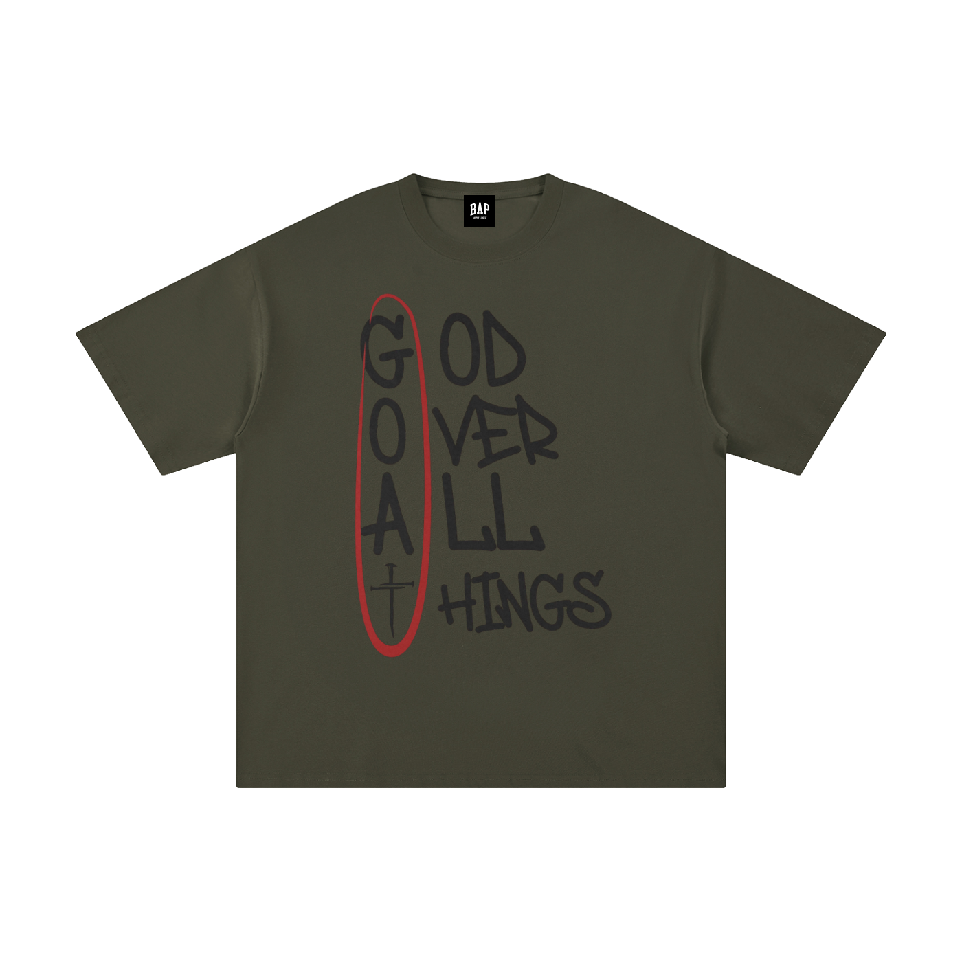 God Over All Cotton T-Shirt