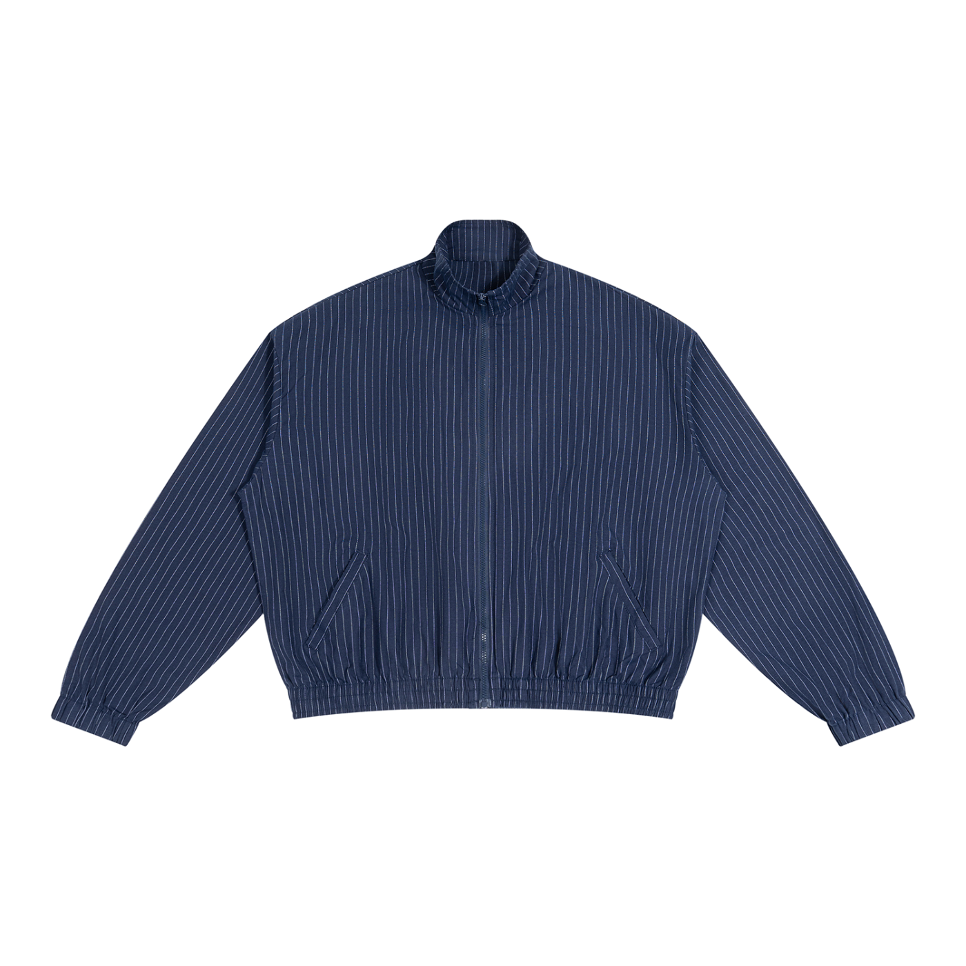 Striped Full-Zip Track Jacket