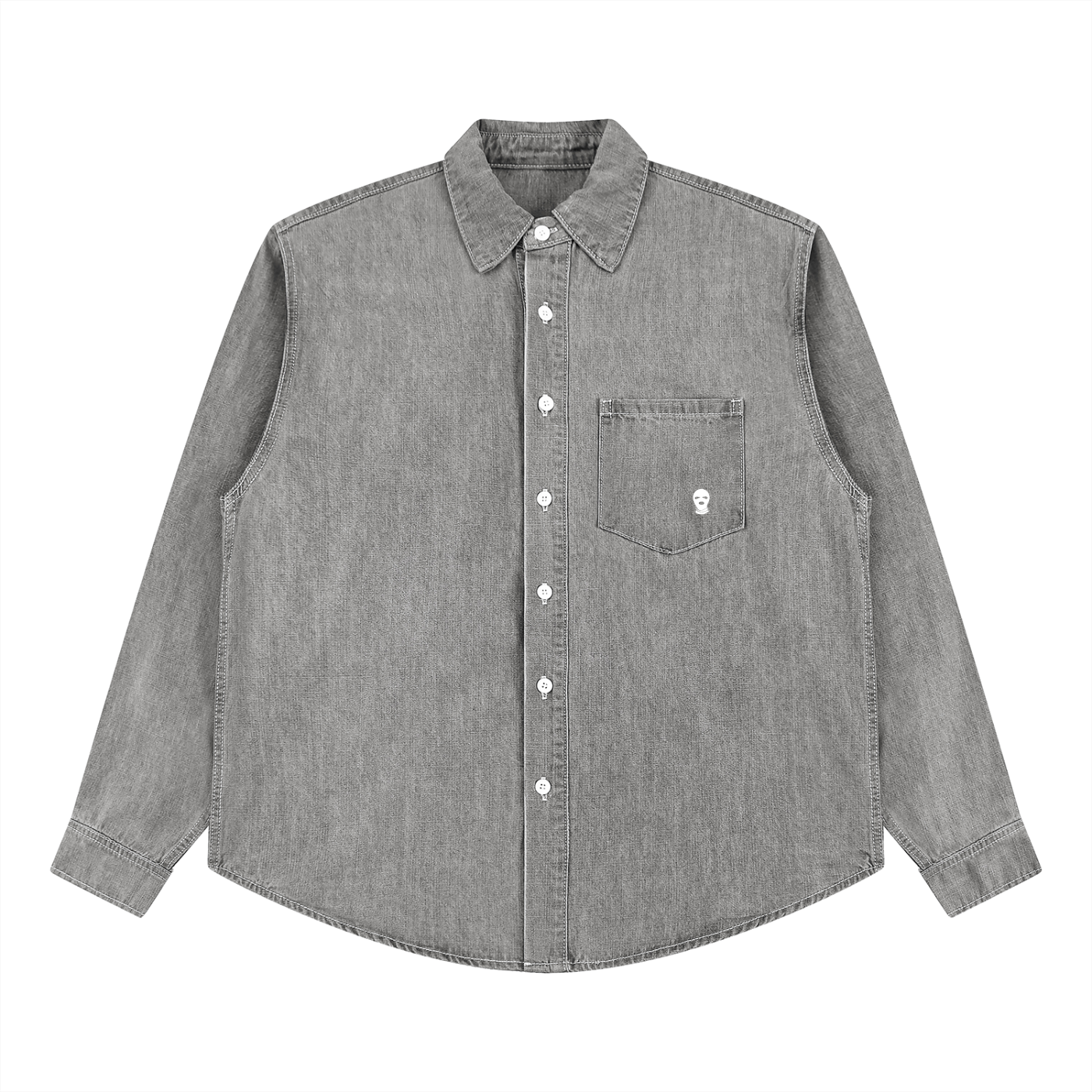 Vintage Wash Denim Shirt - Rapper's Digest