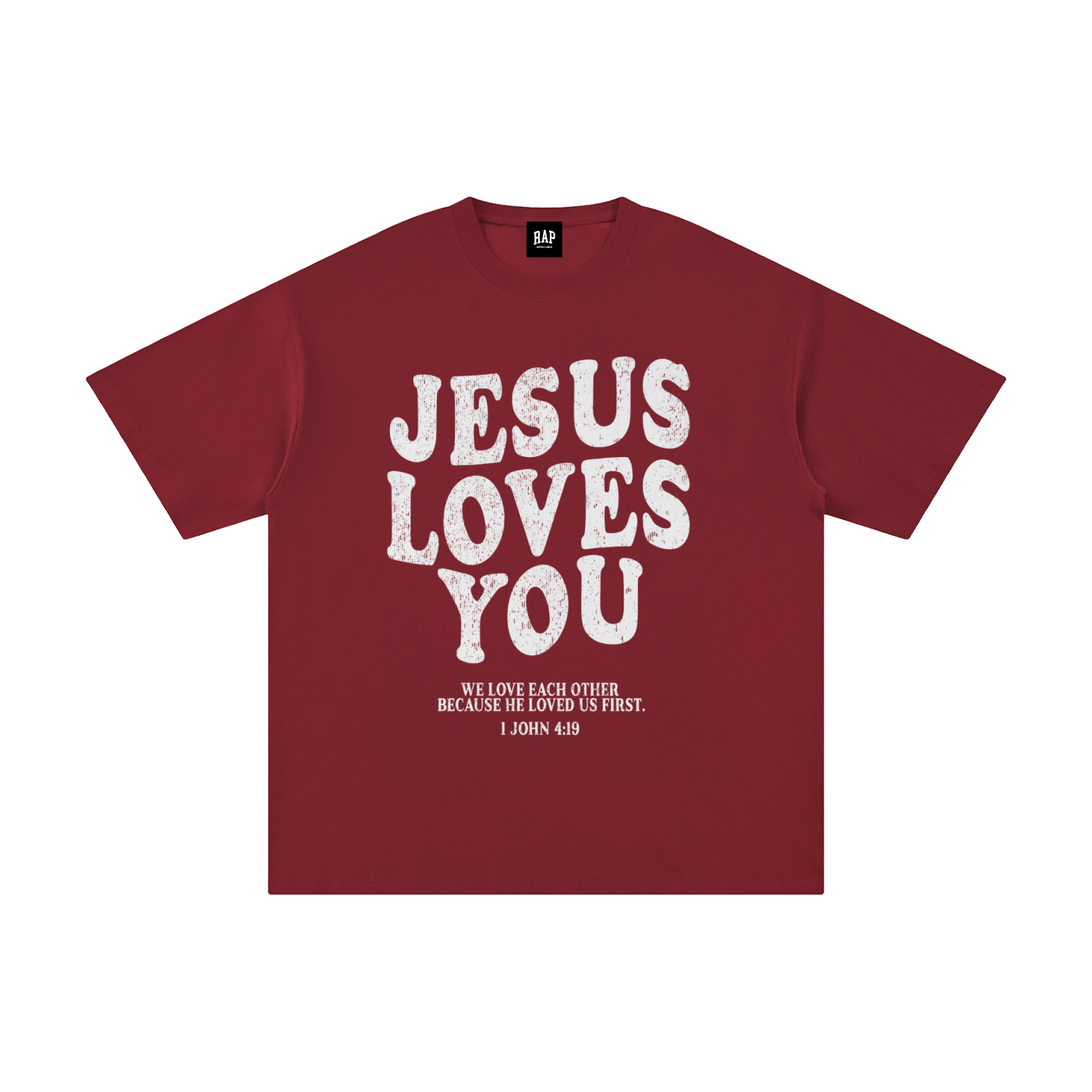 Jesus Loves You Cotton T-Shirt