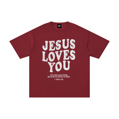 Jesus Loves You Cotton T-Shirt