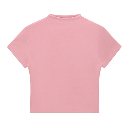 Essential Slim Fit Mock Neck T-Shirt - Rapper's Digest