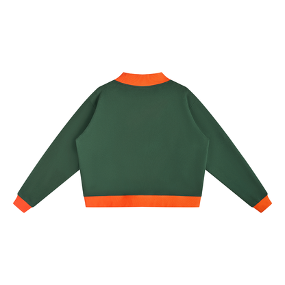 Mock Neck Crewneck Sweatshirt