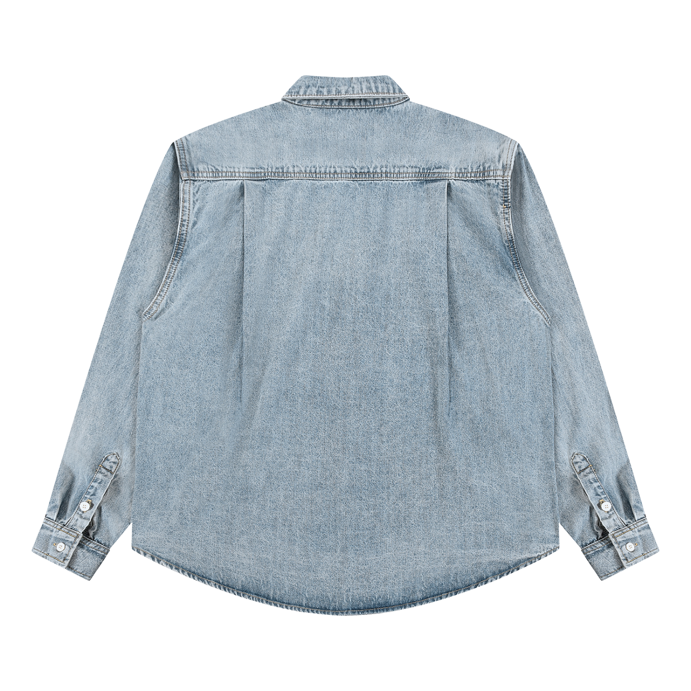 Vintage Wash Denim Shirt - Rapper's Digest