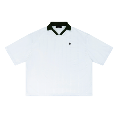 Striped Boxy Soccer Jersey - Rapper's Digest