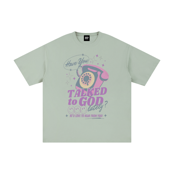 Talk To God Cotton T-Shirt - Rapper's Digest