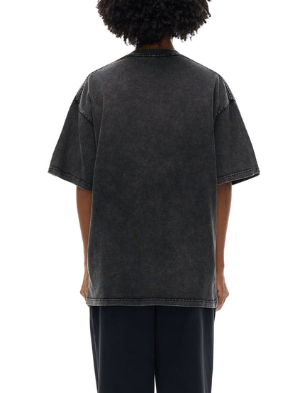 Mori White Washed Oversized Cotton T-Shirt - Rapper's Digest