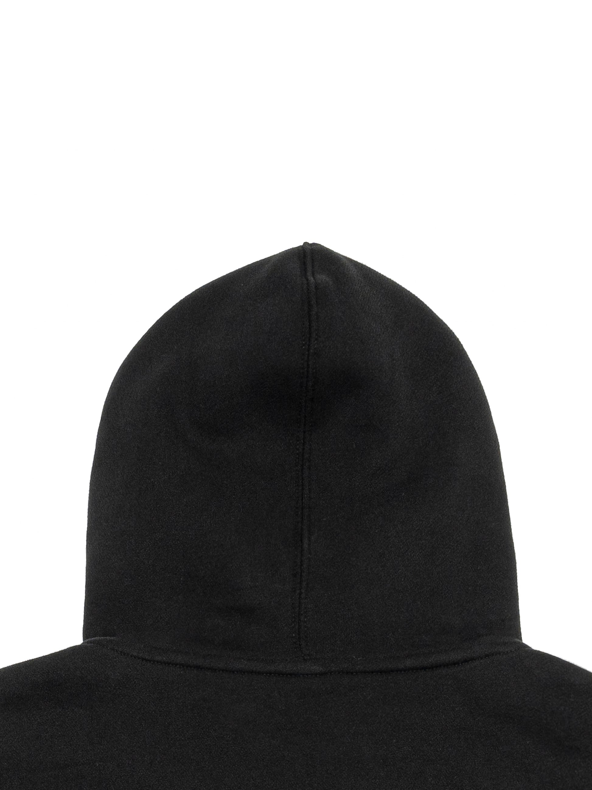 Mori White Fleece Zip-Up Boxy Hoodie - Rapper's Digest