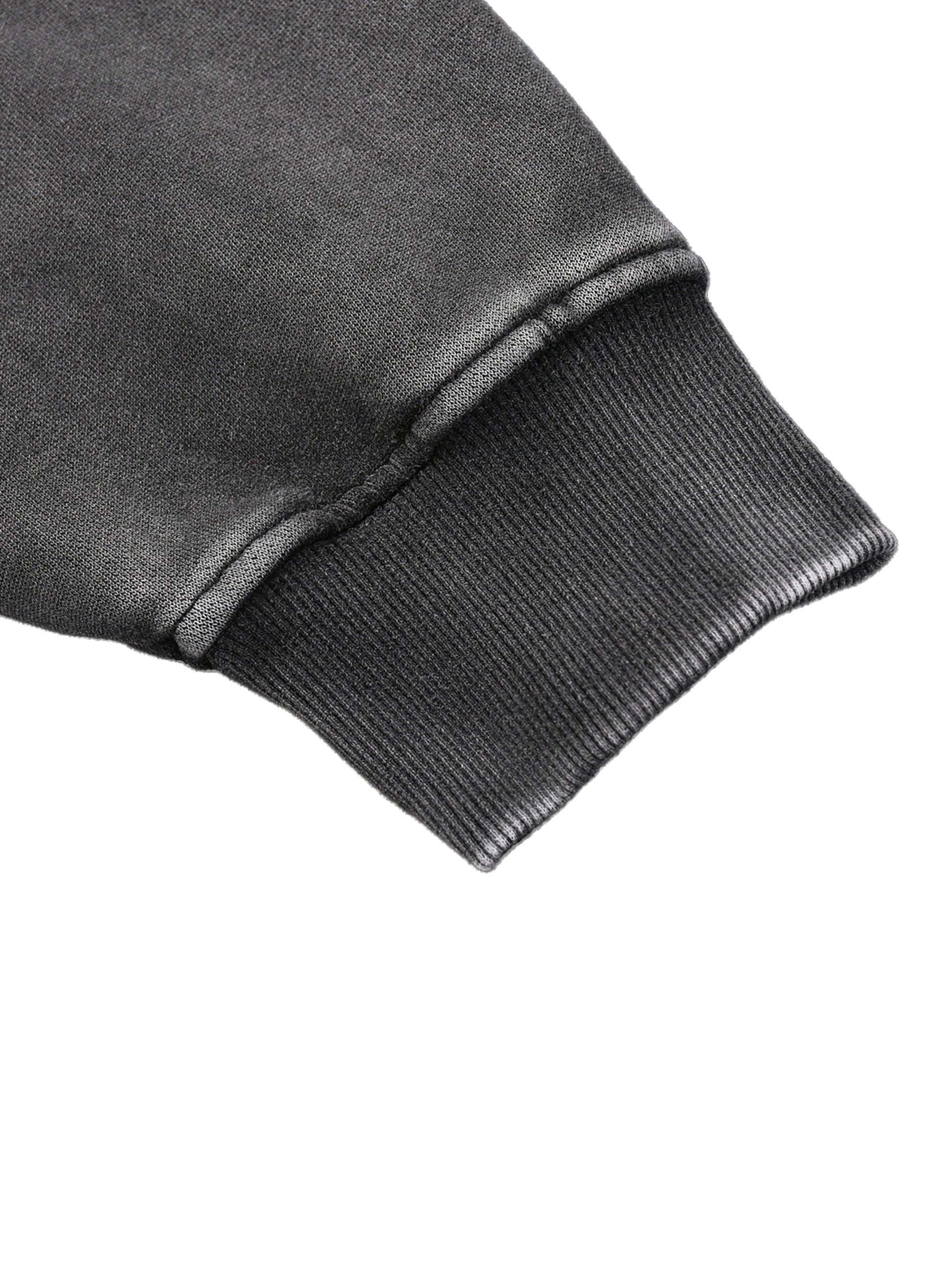 Snow Wash Fleece Oversize Hoodie - Rapper's Digest