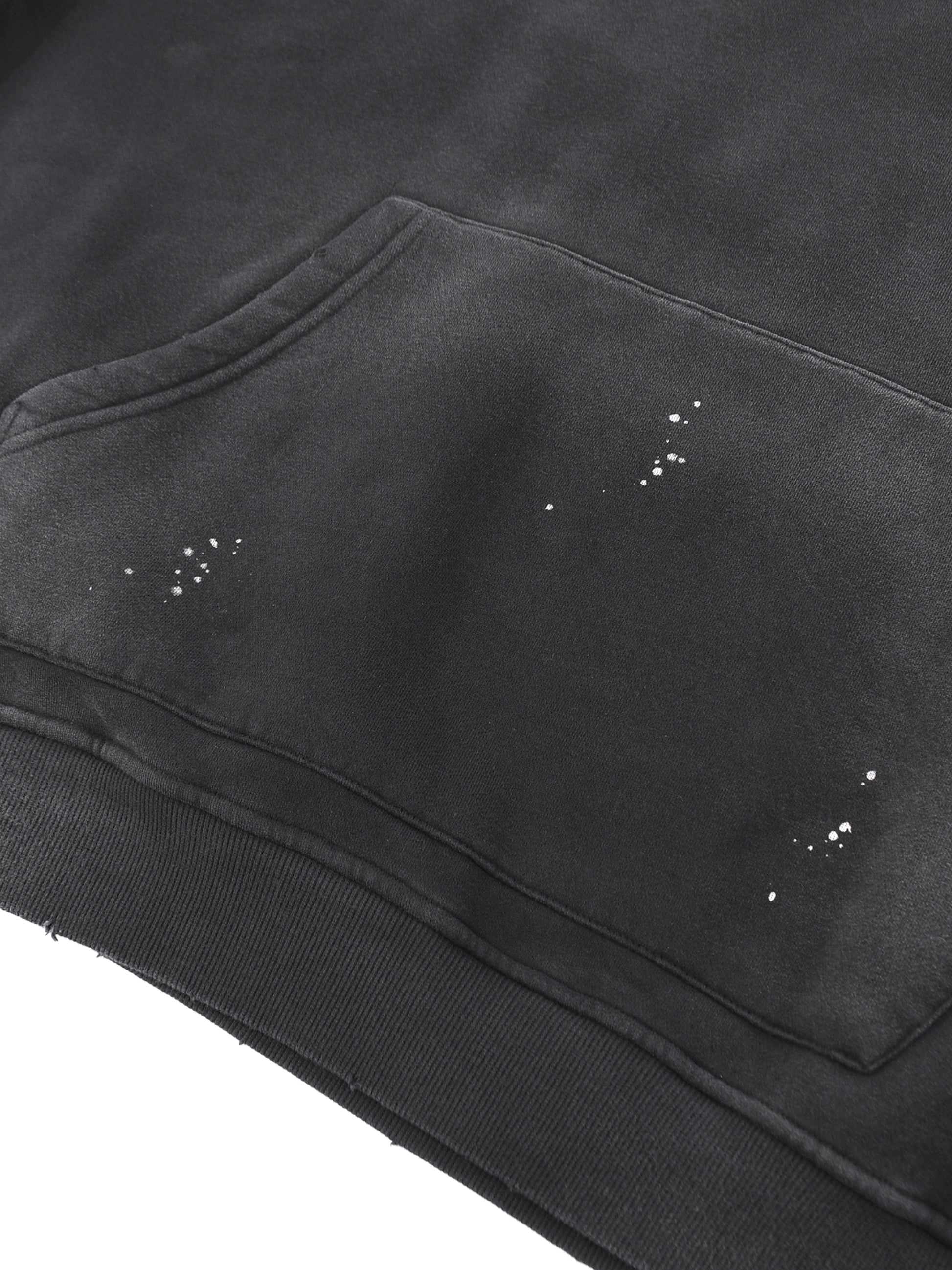 Mori White Vintage Washed Fleece Hoodie - Rapper's Digest