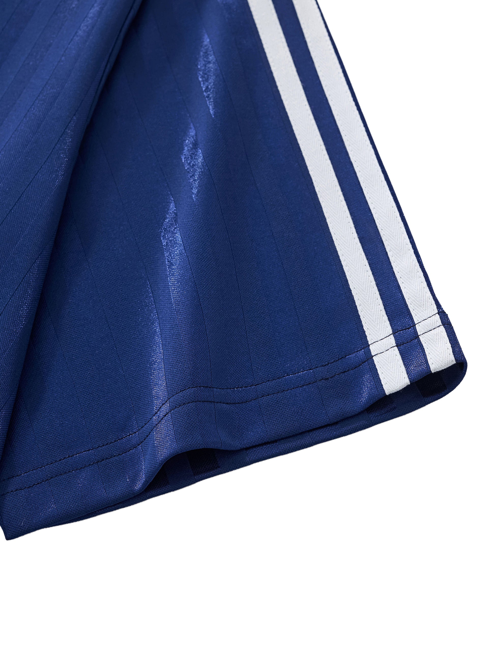 Contrast Collar Striped Soccer Jersey - Rapper's Digest