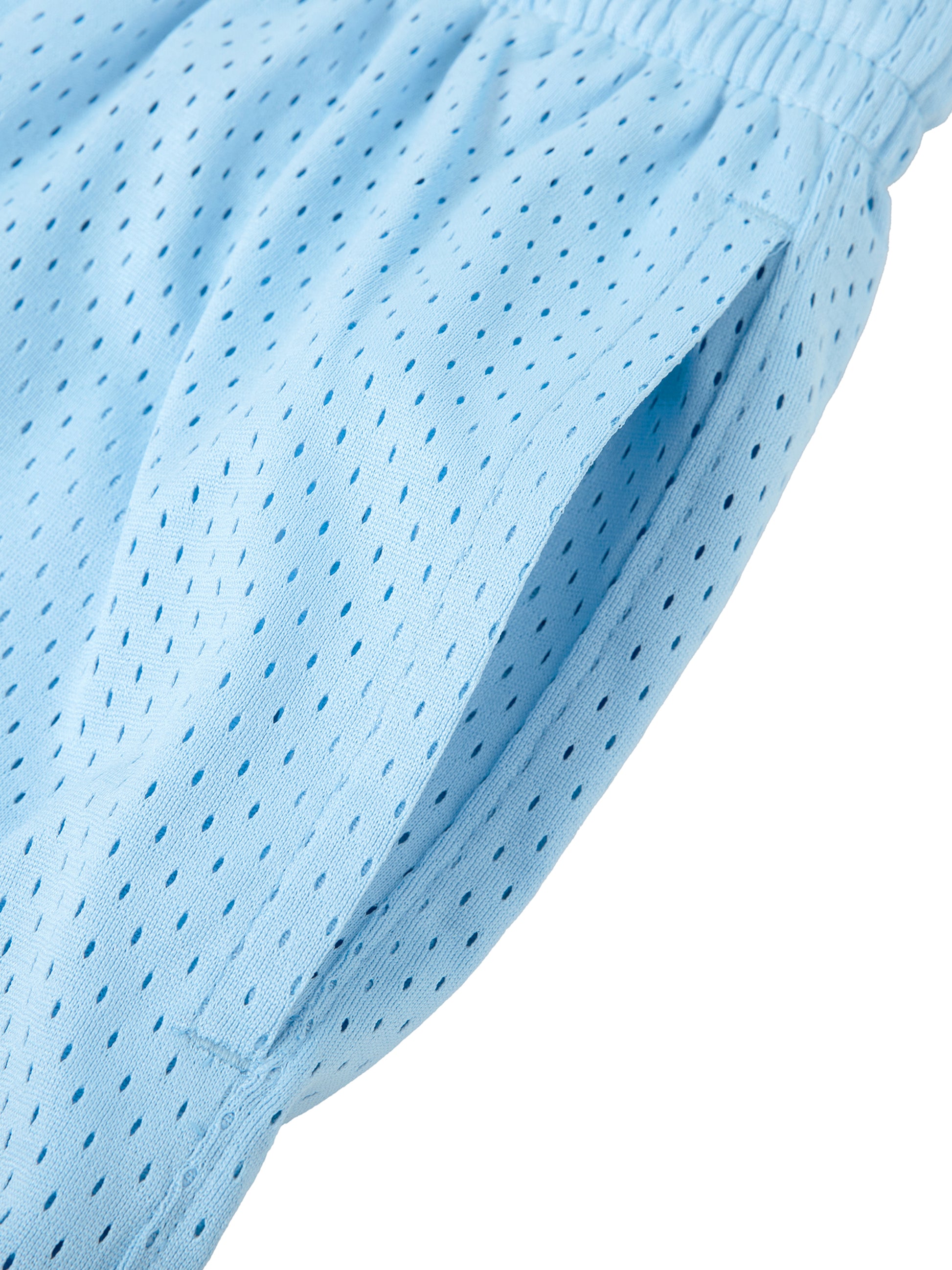 Mori White Mesh Drawstring Shorts - Rapper's Digest