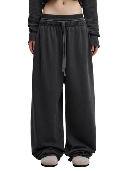 Vintage Washed Waist Pants - Rapper's Digest