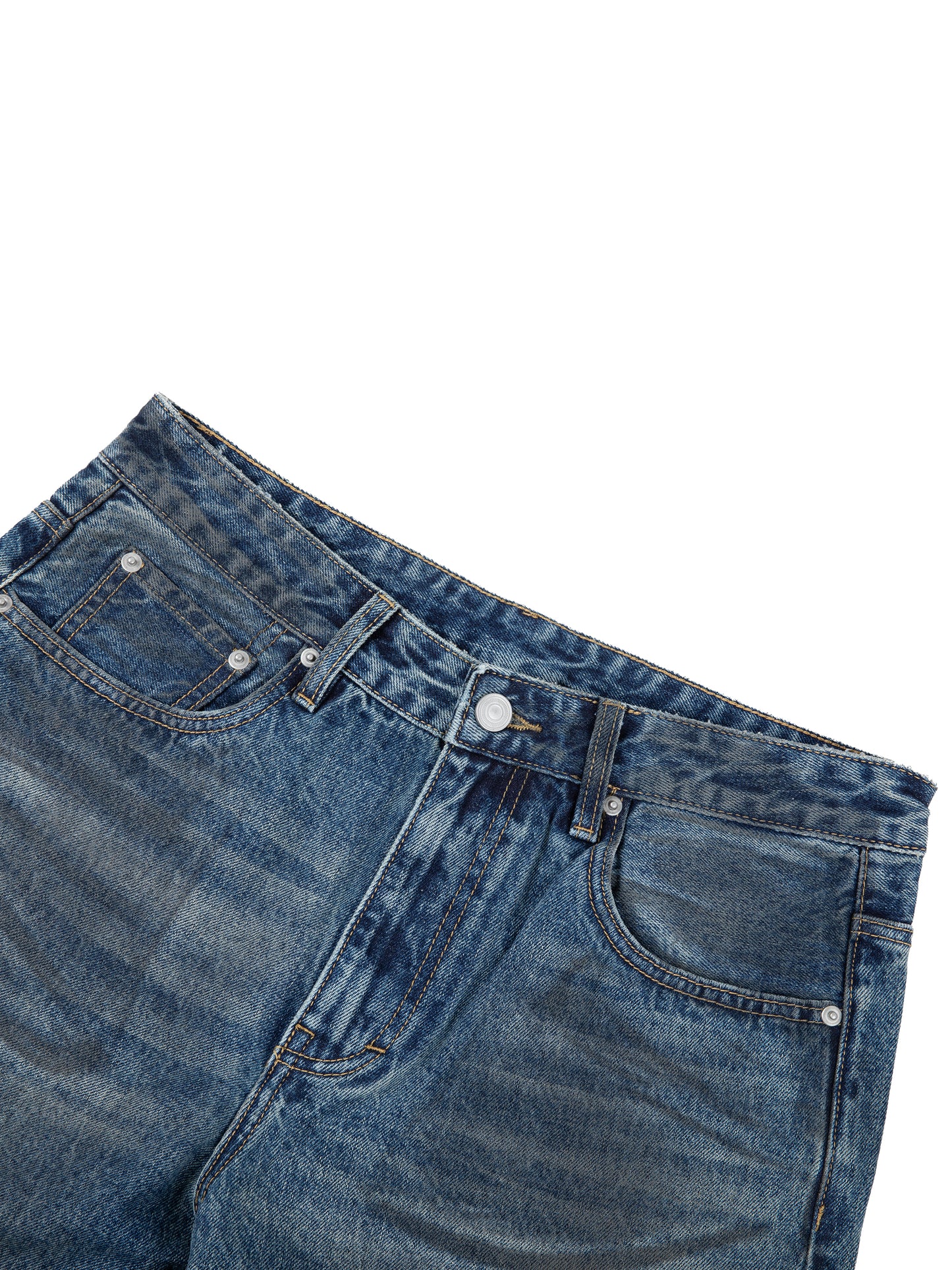 Vintage Wash Baggy Denim Jeans - Rapper's Digest