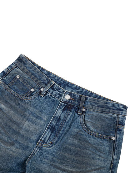 Vintage Wash Baggy Denim Jeans - Rapper's Digest