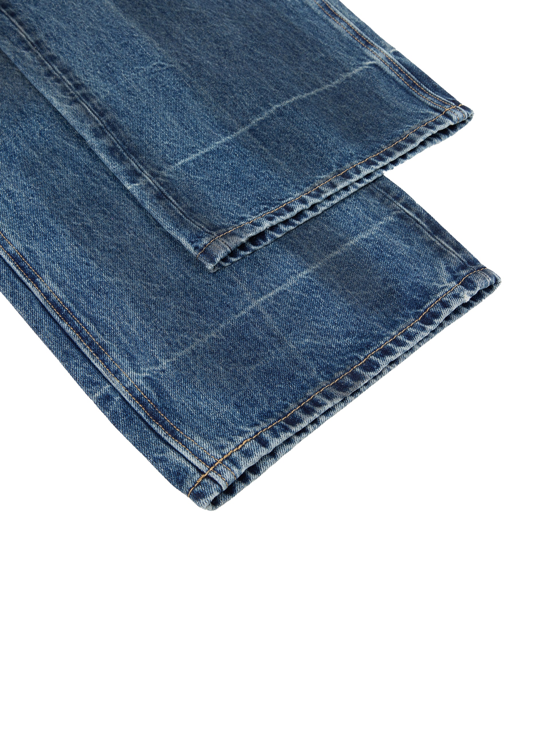 Vintage Wash Baggy Denim Jeans - Rapper's Digest