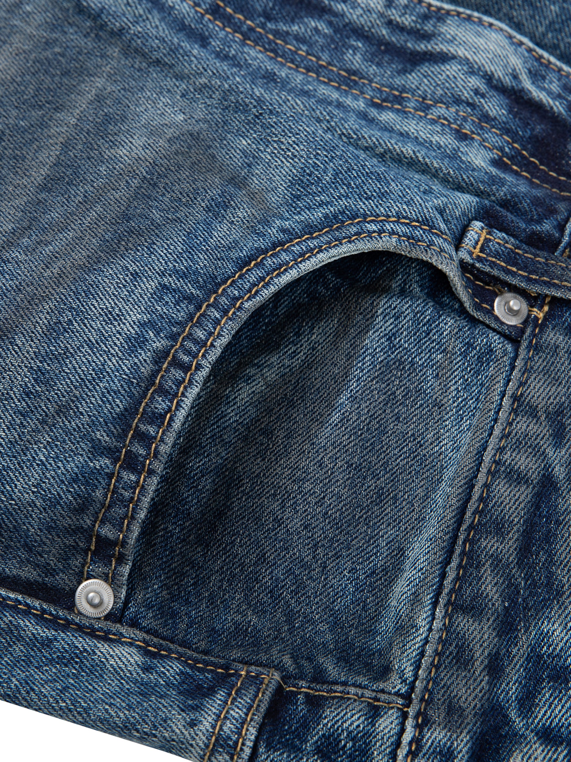 Vintage Wash Baggy Denim Jeans - Rapper's Digest