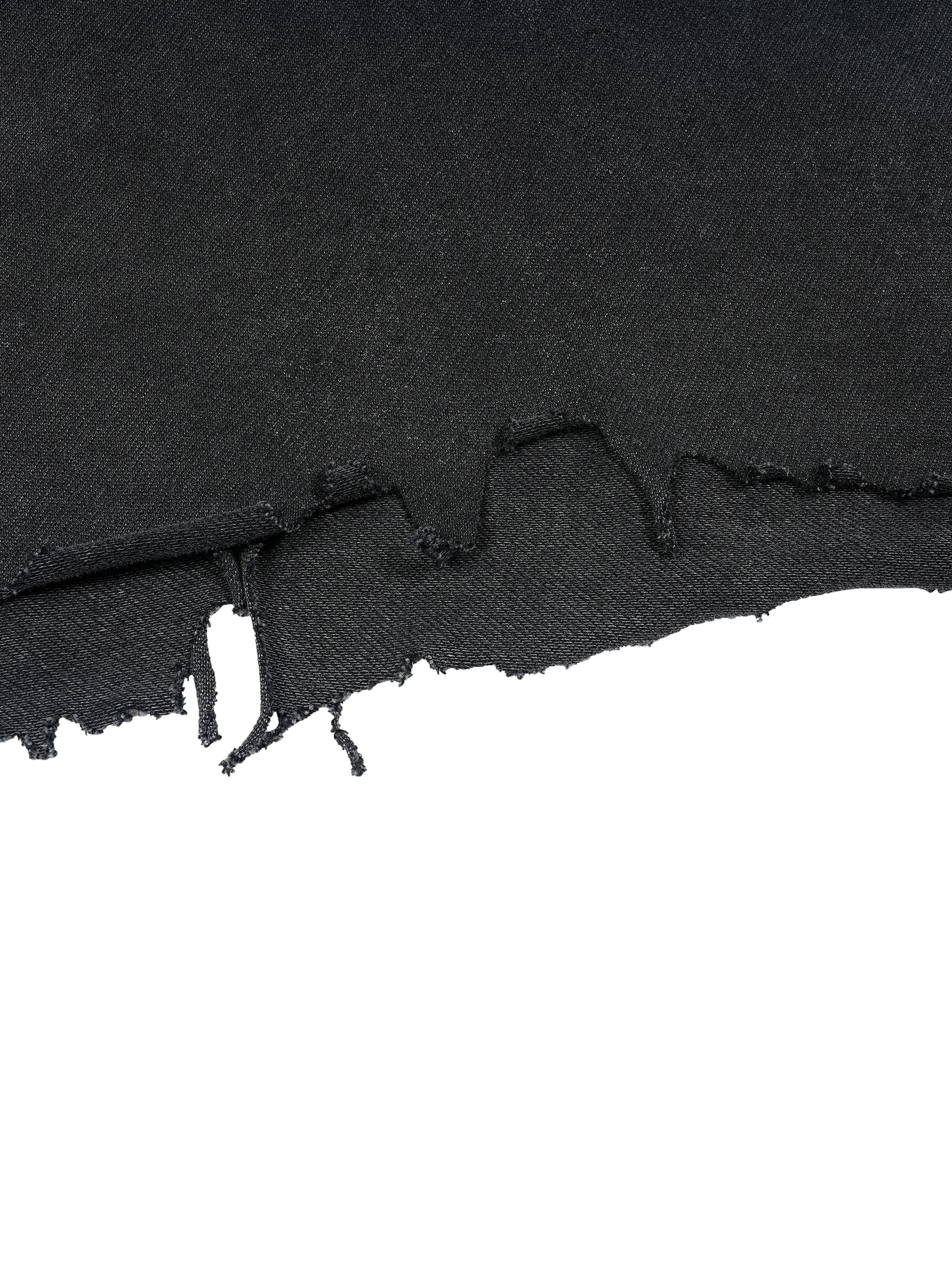 Mori White Vintage Boxy Distressed T-Shirt - Rapper's Digest