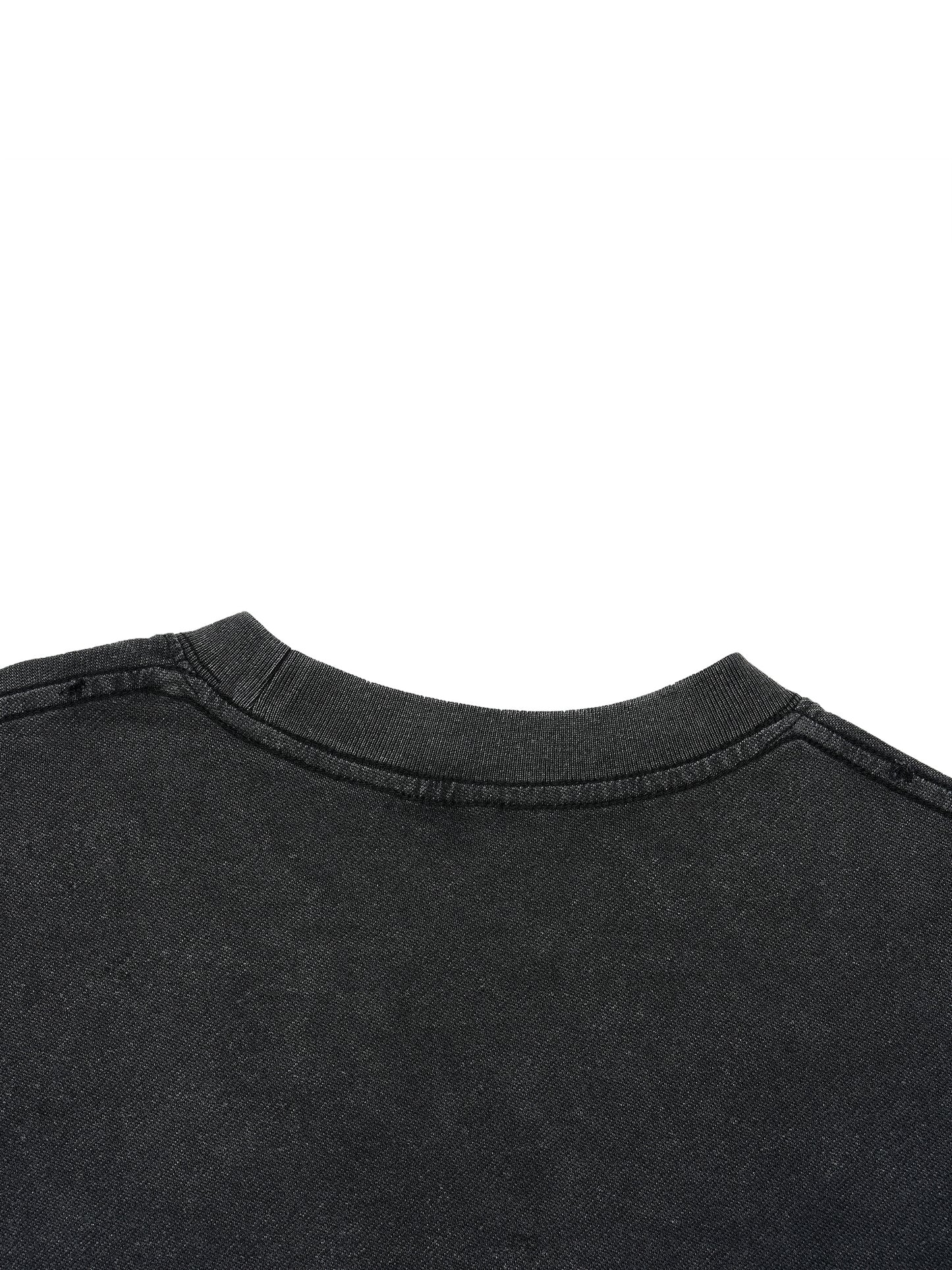 Mori White Vintage Boxy Distressed T-Shirt - Rapper's Digest