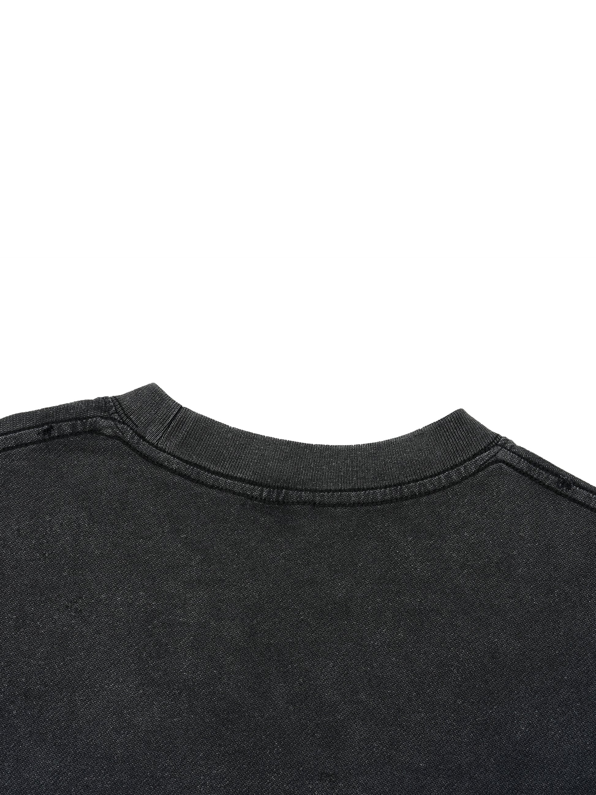 Mori White Vintage Boxy Distressed T-Shirt - Rapper's Digest