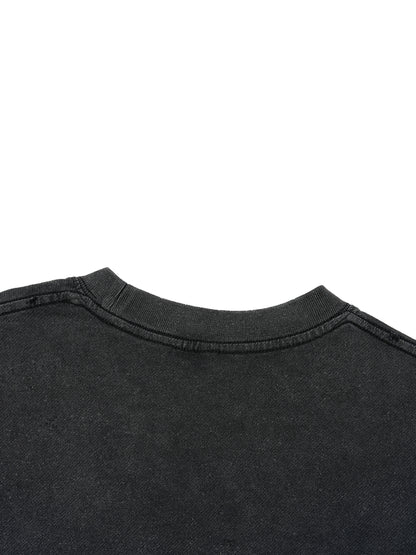 Mori White Vintage Boxy Distressed T-Shirt - Rapper's Digest