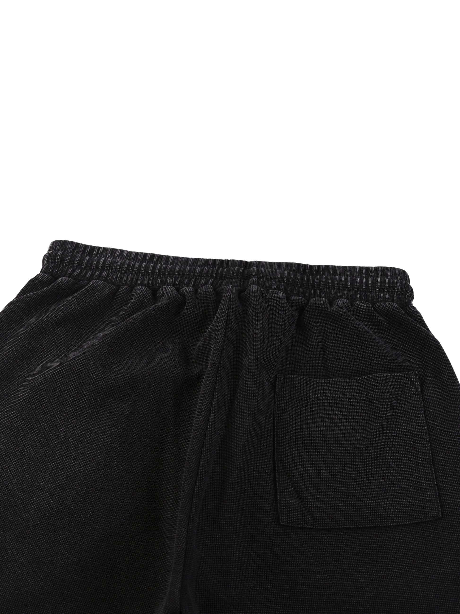 Mineral Wash Waffle Knit Shorts - Rapper's Digest