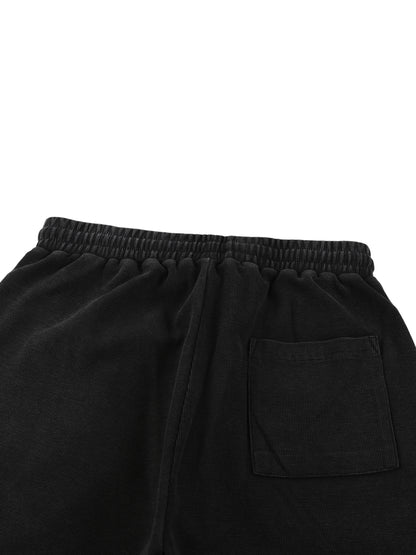 Mineral Wash Waffle Knit Shorts - Rapper's Digest