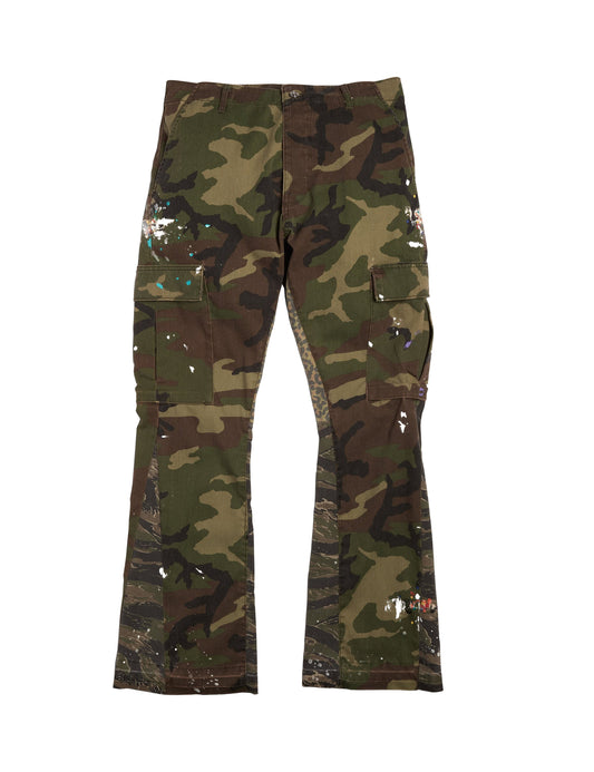 CAMO SPLIT FLARE DENIM - Rapper's Digest